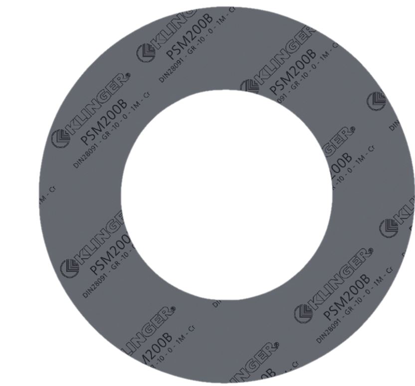 Bild 2: Die gewählte Dichtung: KLINGER®graphit PSM 200 (Bild: KLINGER GmbH)