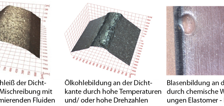 Blasen auf Radialwellendichtringen